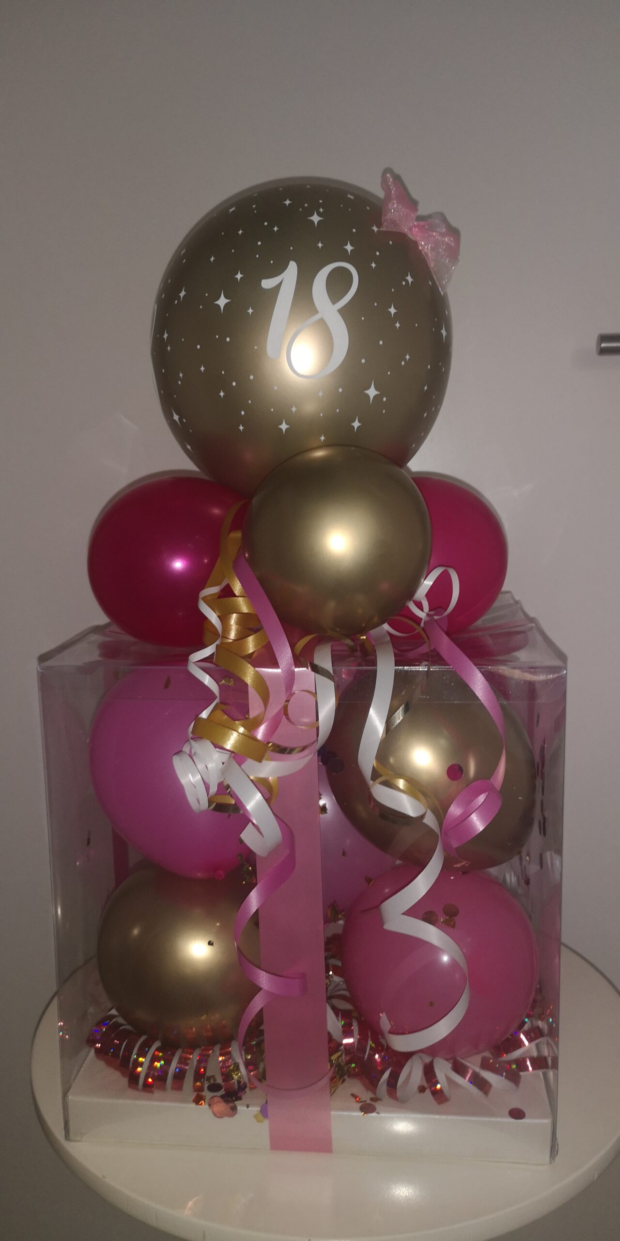Ballonbox Pink